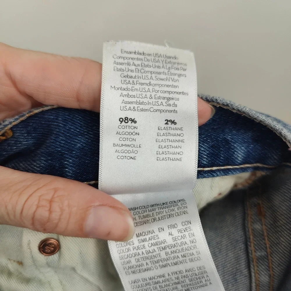 Mother The Proper Jeans Womens 26 No Boundaries Straight High Rise Button‎ Fly - Picture 13 of 14